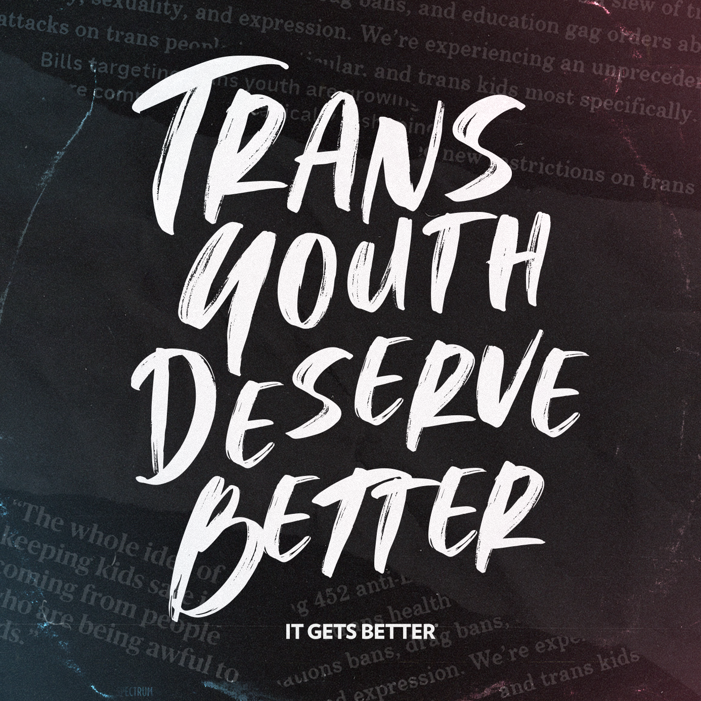 Trans Youth Deserve Better – It Gets Better