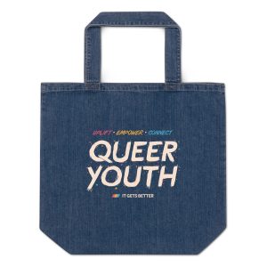 Uplift. Empower. Connect. Pride Tote Bag by @holyhohos